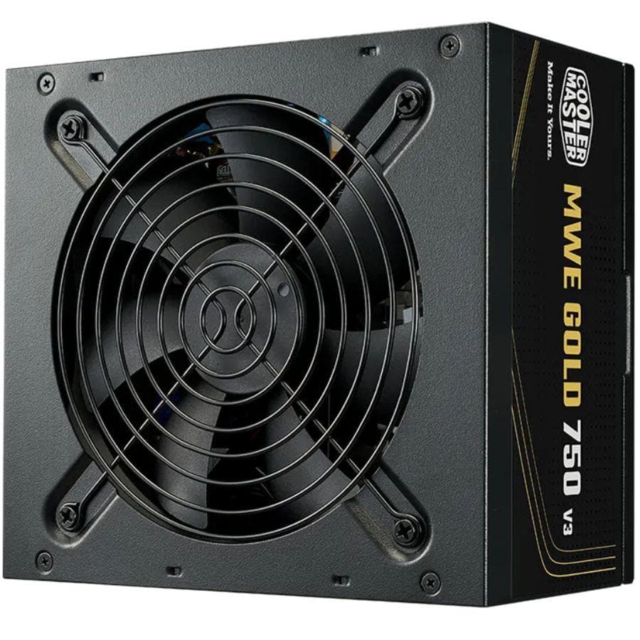 Fuente Cooler Master Mwe Gold 750w V3 80 Plus Gold Color Negro — miniatura 3