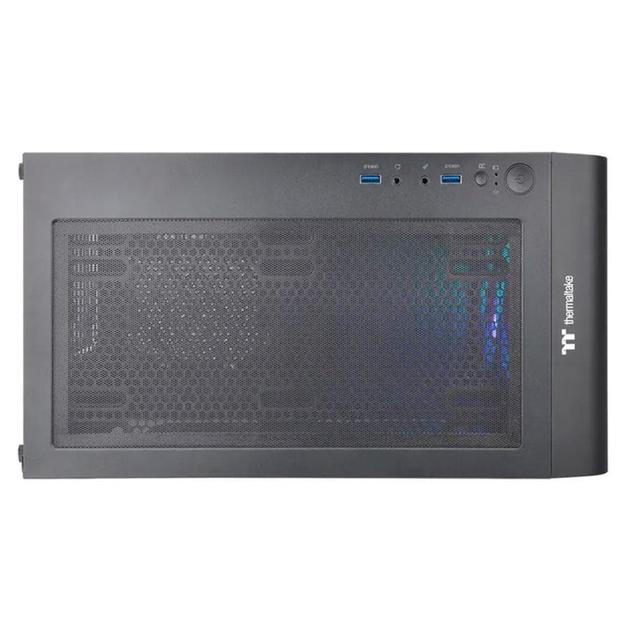GABINETE THERMALTAKE S200 PLUS TG ARGB BLACK TEMPERED GLASS — miniatura 4