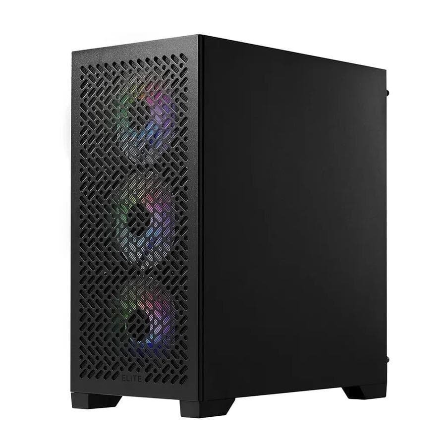 GABINETE COOLER MASTER ELITE 302 BLACK (3 Fans ARGB) — miniatura 4