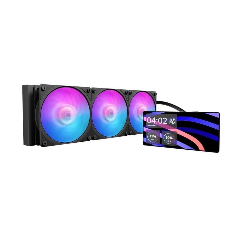 Watercooling Cooler Master Masterliquid Core LCD 6" 360 Black ARGB — miniatura 2
