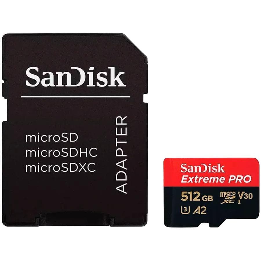 Memoria Micro Sd 512 Gb Sandisk Extreme Pro UHS-I Con Adaptador — miniatura 2