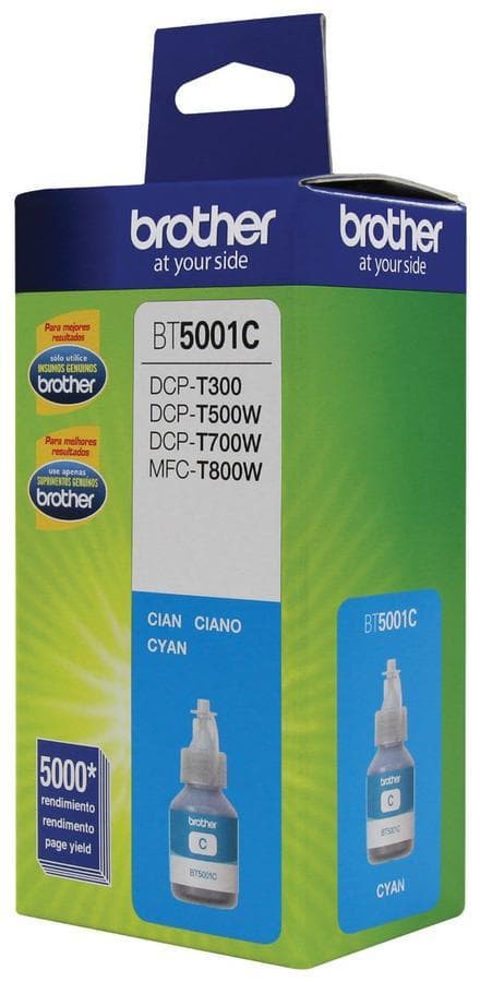Tinta Brother BT5001C SC Color Cian — miniatura 3