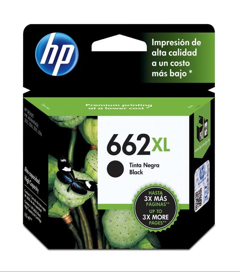 Pack Cartuchos De Tinta Hp 662xl Negro + Tri-color Original — miniatura 2