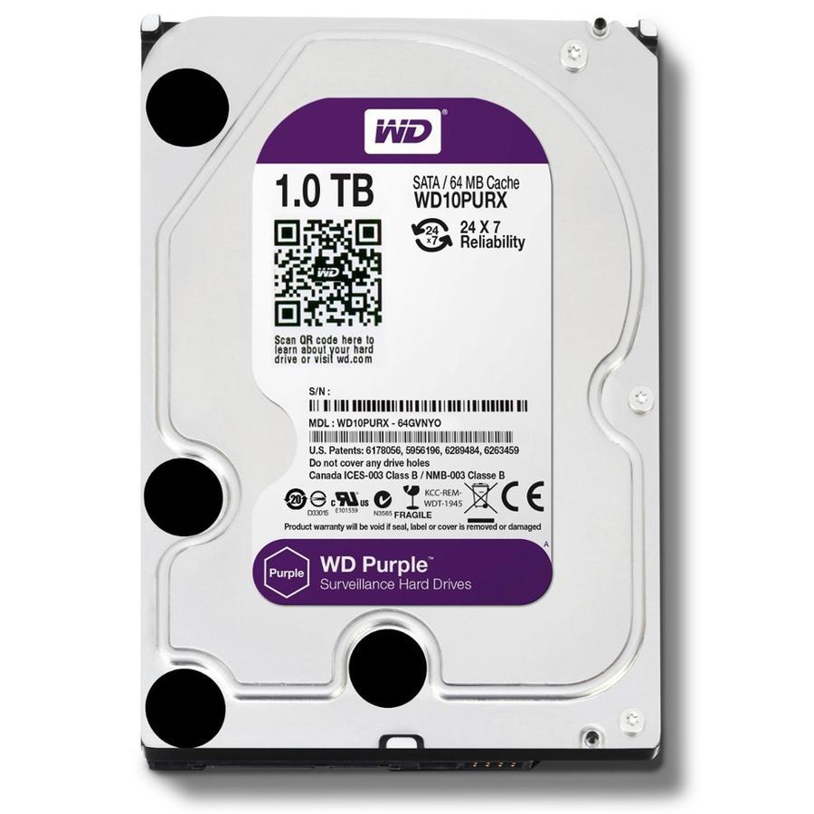 Disco Rigido Videovigilancia 1 Tb Western Digital Purple 