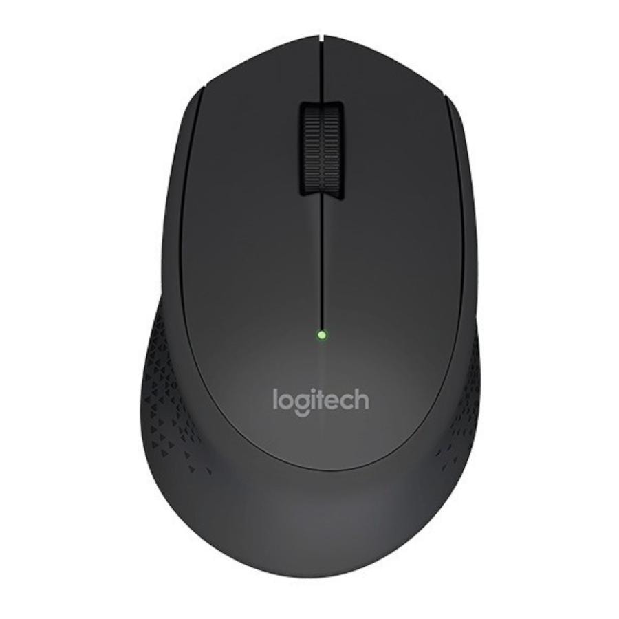 Mouse Inalámbrico Cómodo Diseño Curvo - Logitech M280, Negro