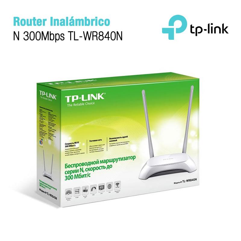 Router Tp-Link (TL-WR840N) 2Ant 300Mbps