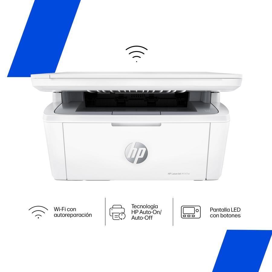 Impresora Multifunción HP LaserJet MFP M141W (7MD74A) Wifi/Usb
