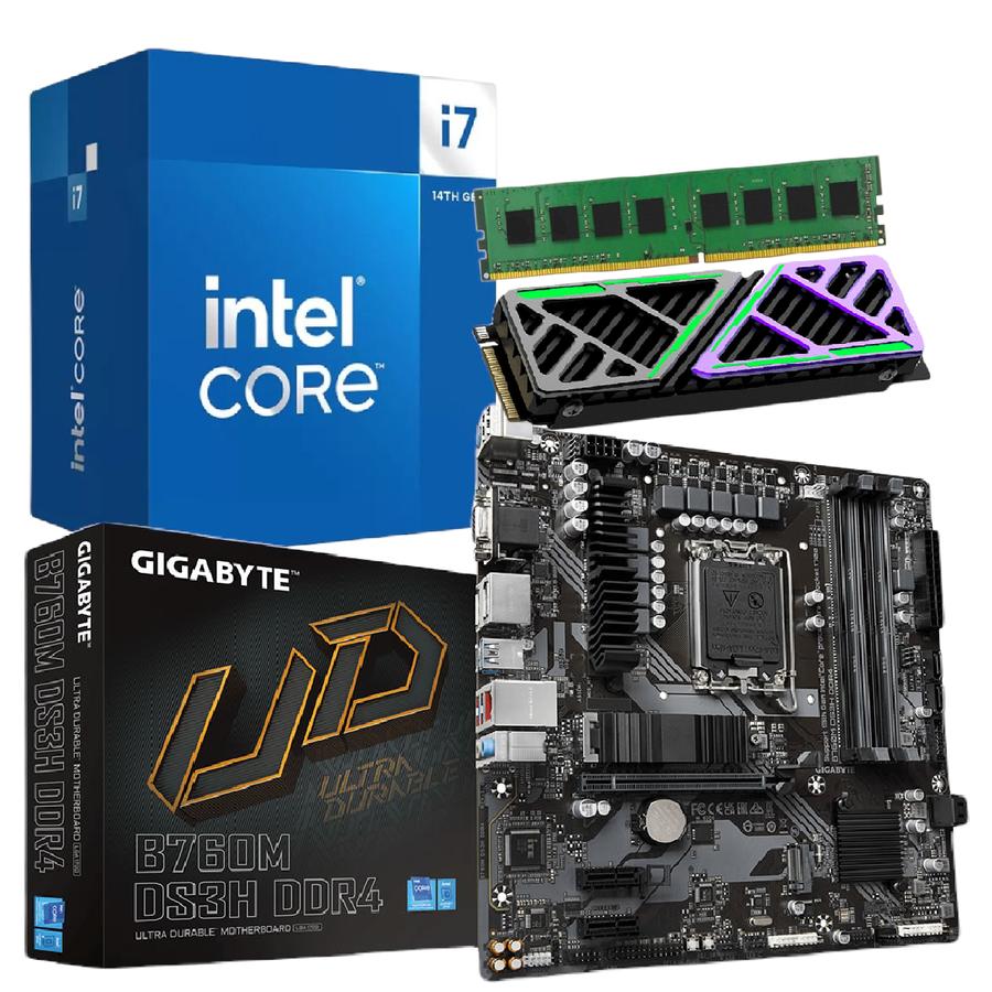 Combo Ecovision Intel I7 14700 + 8Gb + 512Gb