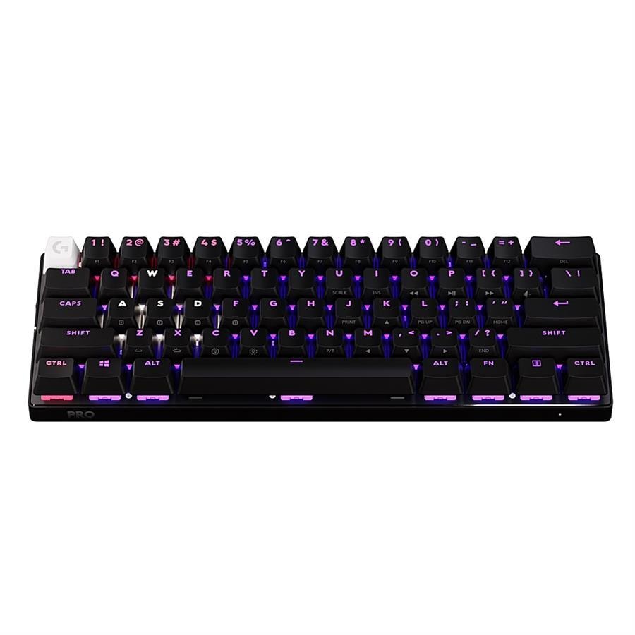 Teclado Gamer Logitech Pro X 60, Inalámbrico Lightspeed Negro