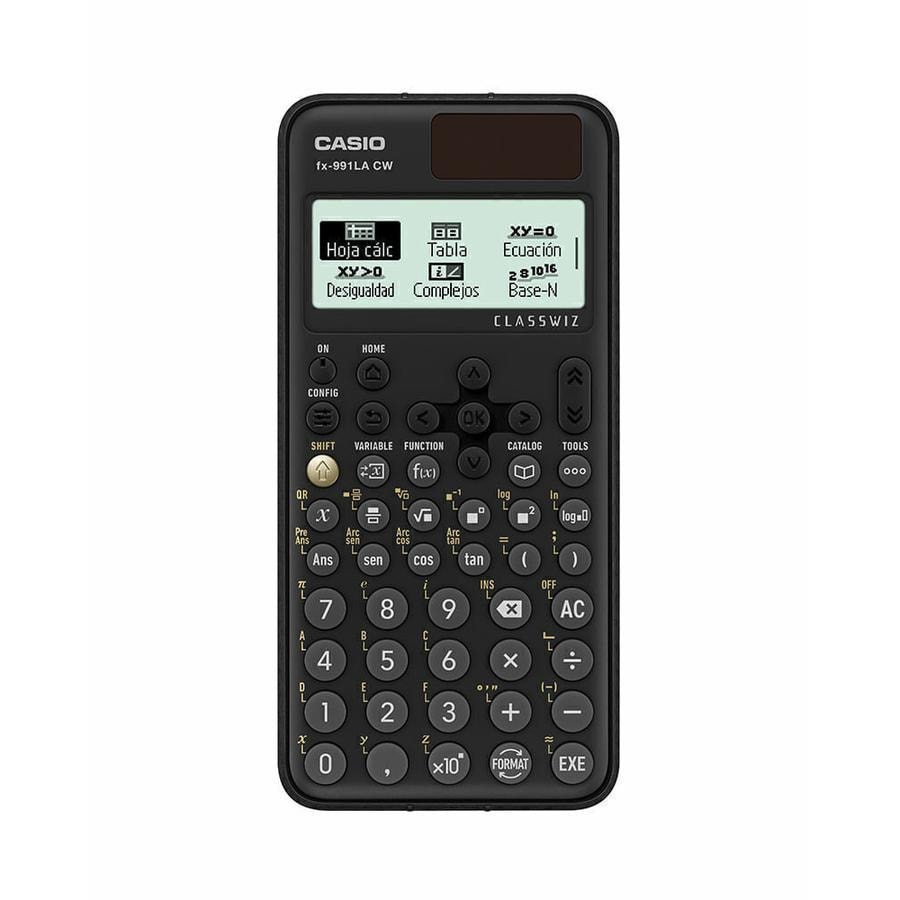 Calculadora Cientifica Casio (FX-991LACW) 550 Funciones Black