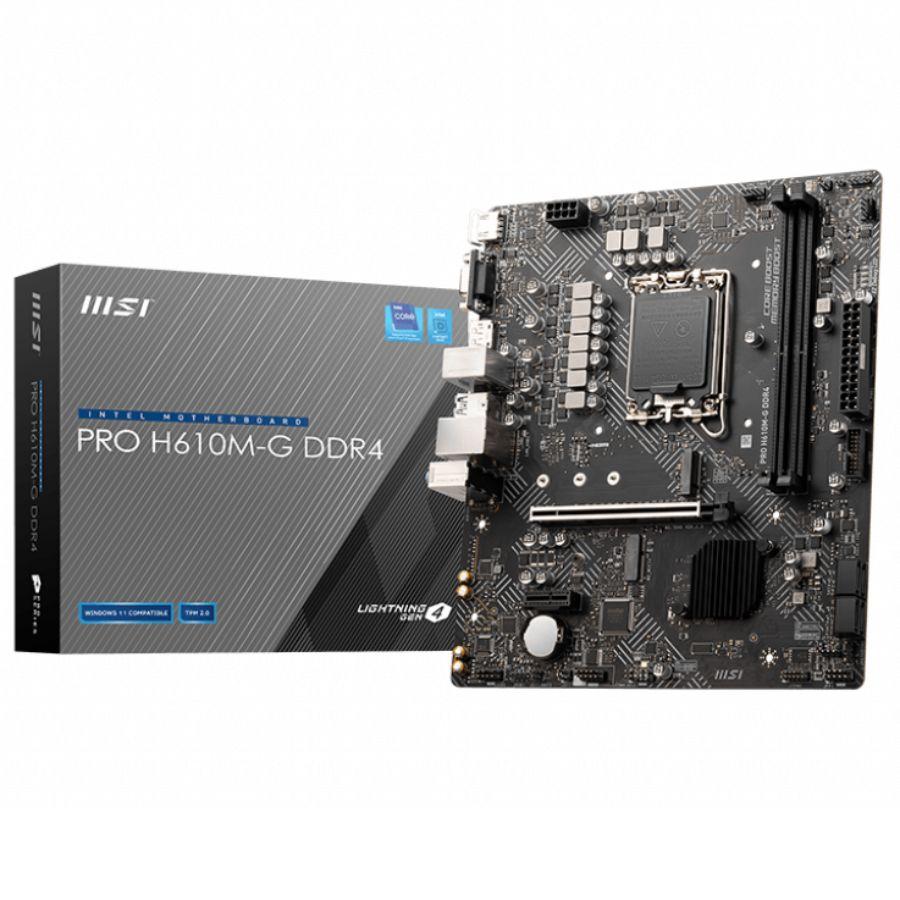 Motherboard MSI PRO H610M-G LGA1700 DDR4 