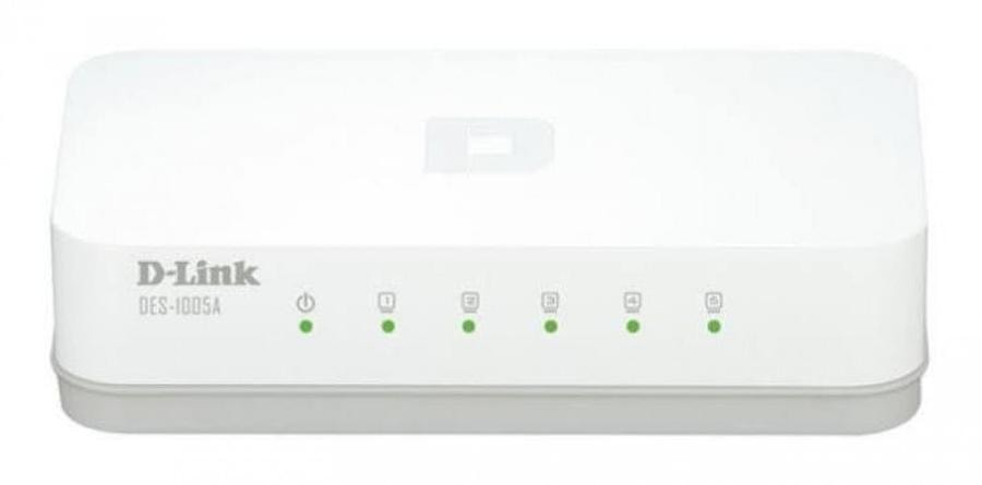 Switch d-link des-1005a 5 puertos 10/100mbps