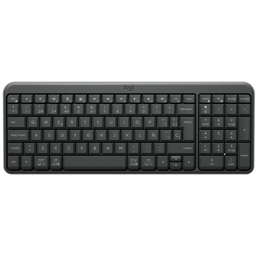 Teclado Logitech Bluetooth K250 Pebble Graphite