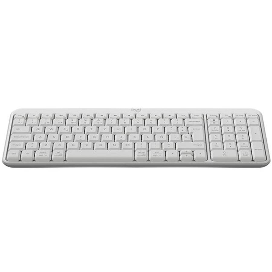 Teclado Logitech Bluetooth K250 Pebble White