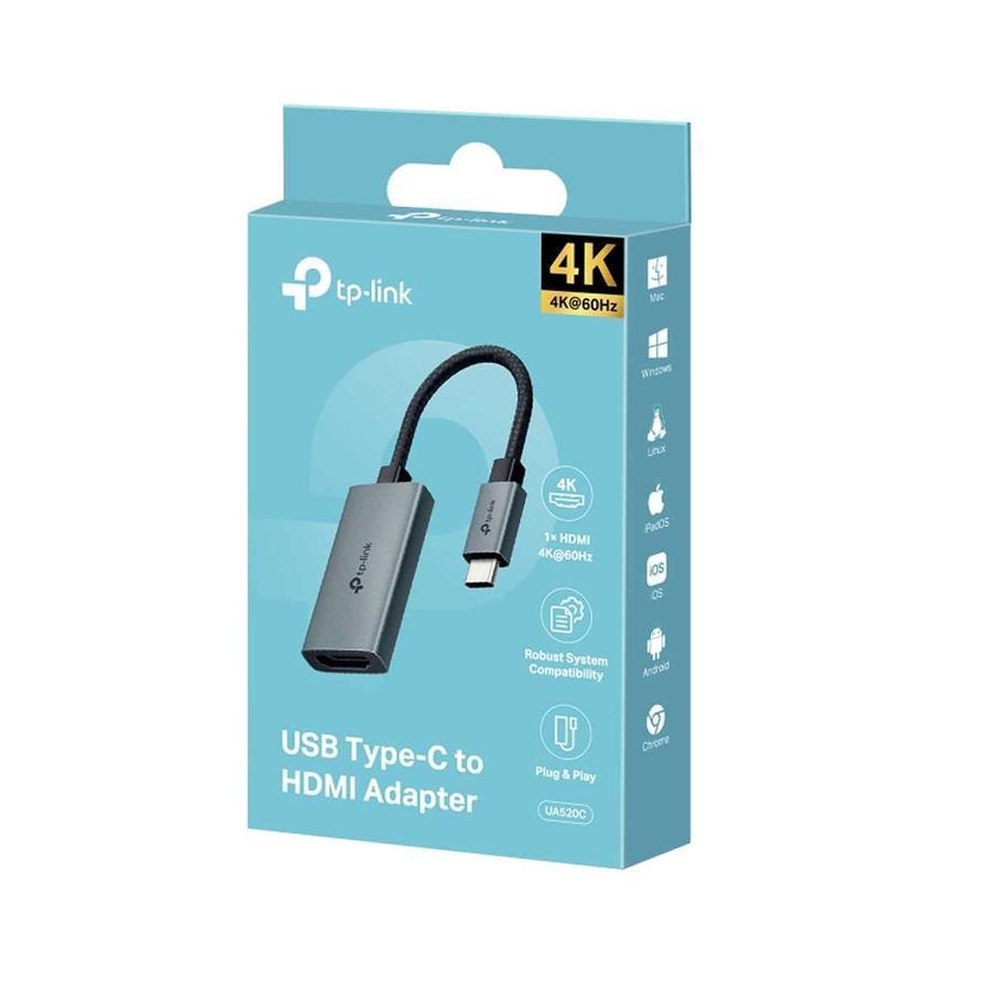 Adaptador Conversor TP-Link USB Tipo-C a HDMI 4K 60Hz UA520C 