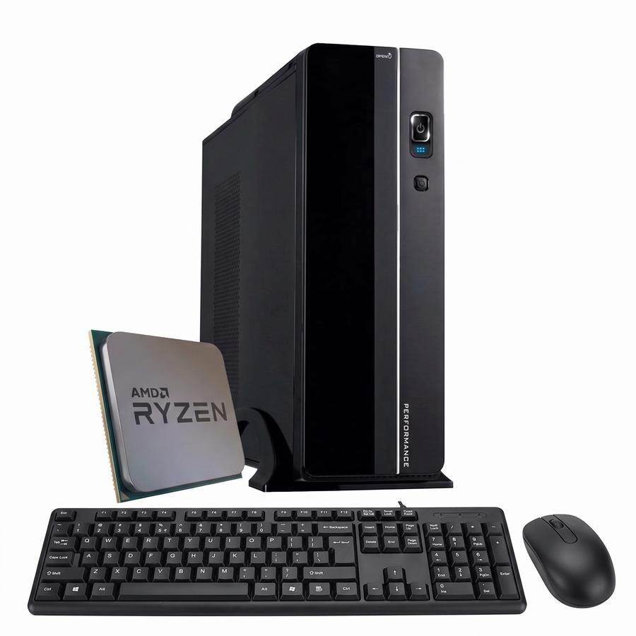 Pc Ecovision Oficina Slim  Ryzen 3 3200G + 8Gb + 256Gb