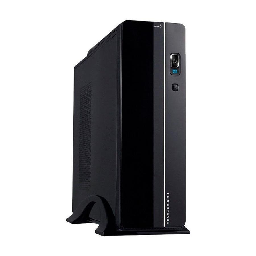Gabinete Slim Performance NSV2 Fuente 600W + Teclado + Mouse