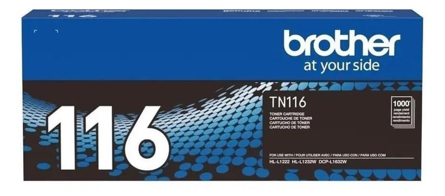 Toner brother tn116 HLL1222/HLL1232W/DCPL1652W * REND 1.000 PAG