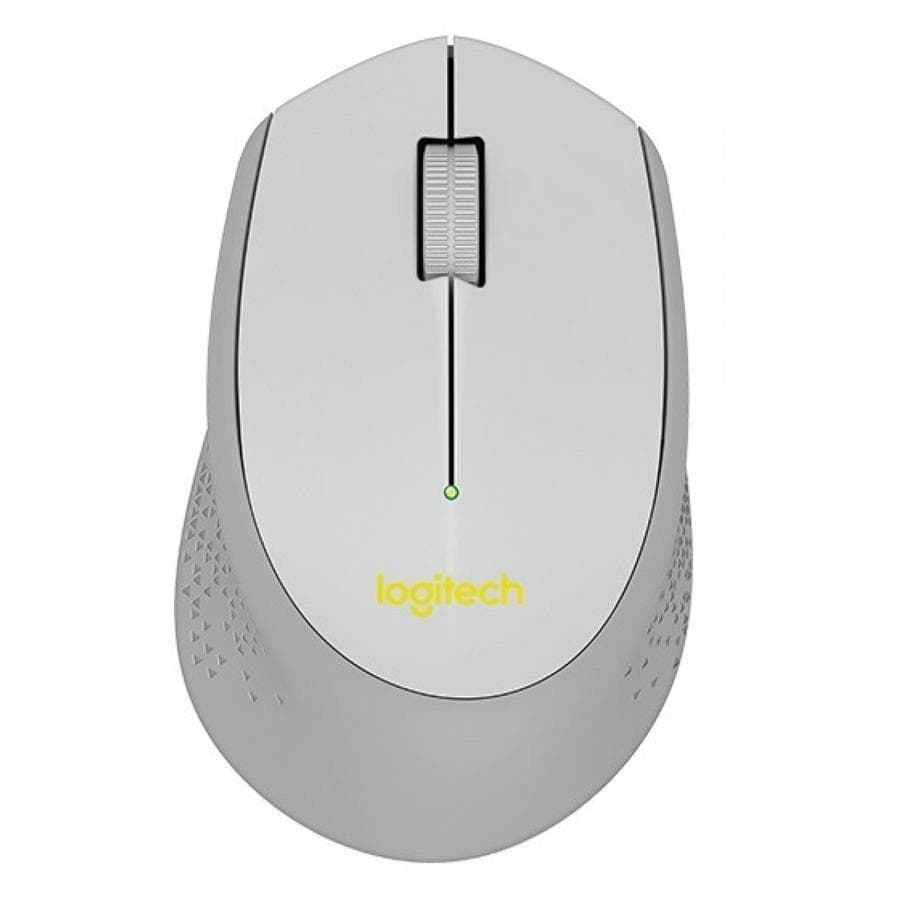 Mouse Inalámbrico Cómodo Diseño Curvo - Logitech M280, Gris