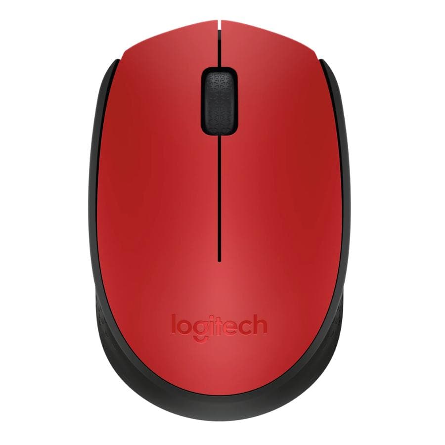 Mouse Inalámbrico Logitech (M170) Rojo
