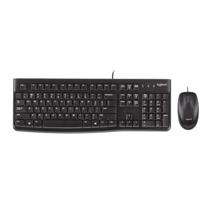 Teclado y Mouse Usb Logitech (MK120) Negro