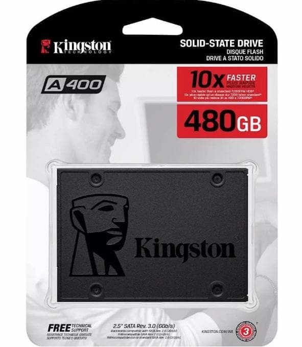 Disco Solido Ssd 480 Gb Sata Kingston A400