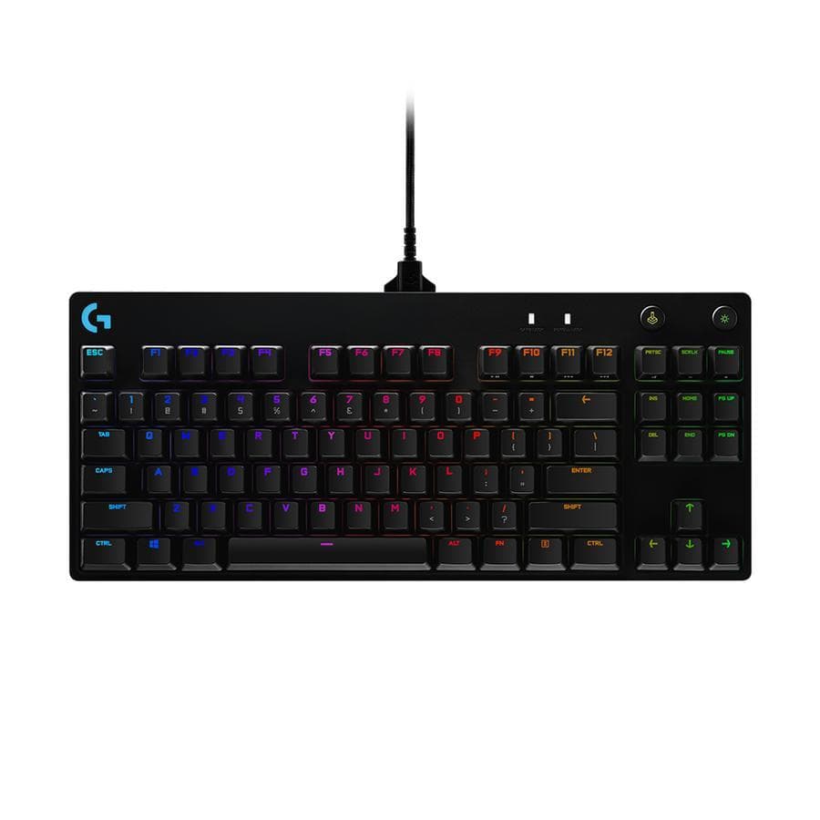 Teclado Gamer mecánico Logitech G PRO Black para gaming