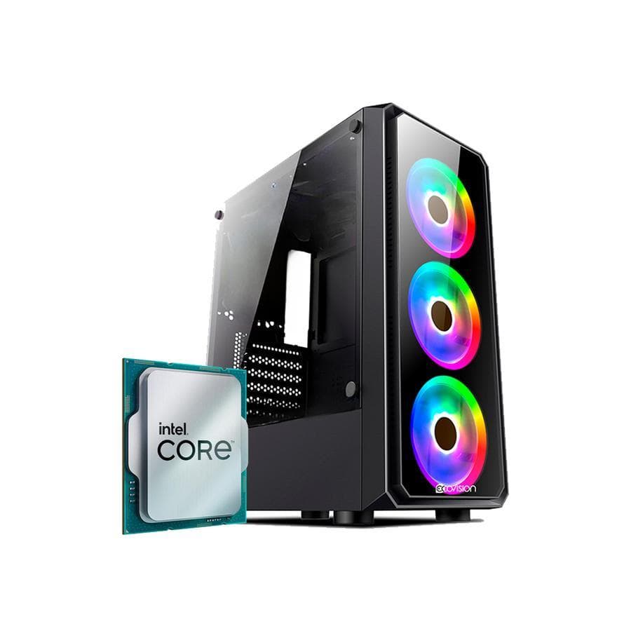 Pc Ecovision Intel I3 14100 + 16Gb + 240Gb + Wifi