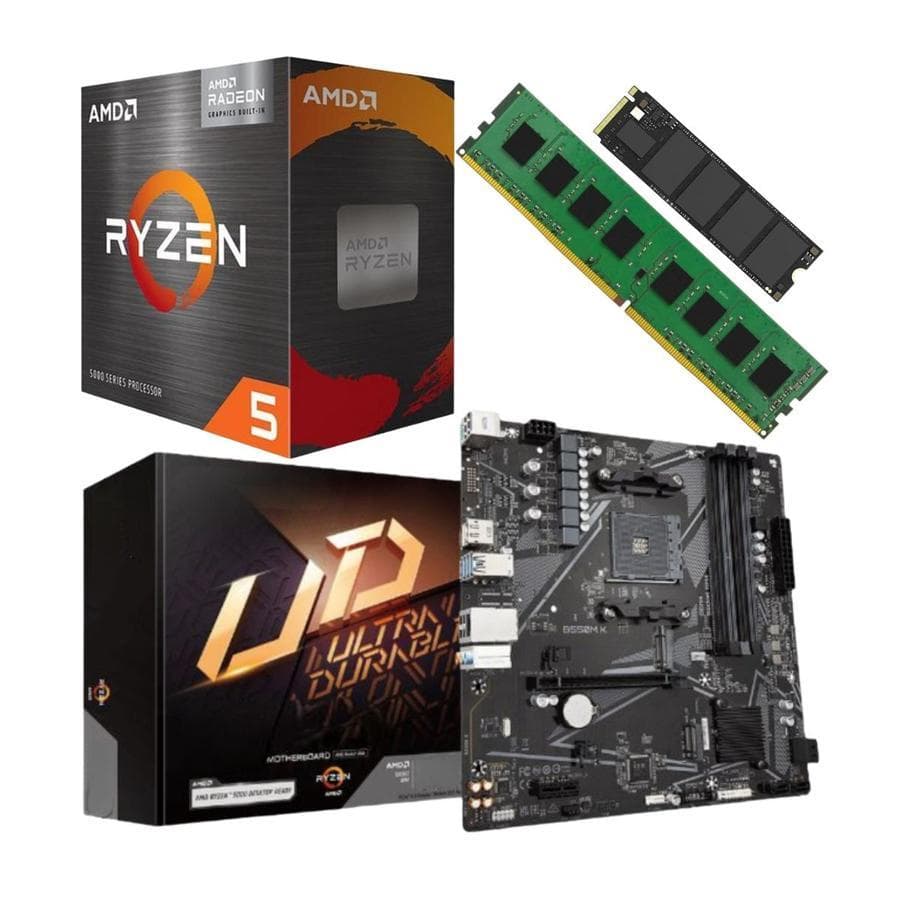 Combo Ecovision Amd Ryzen 5600GT + 8Gb + 240 Gb