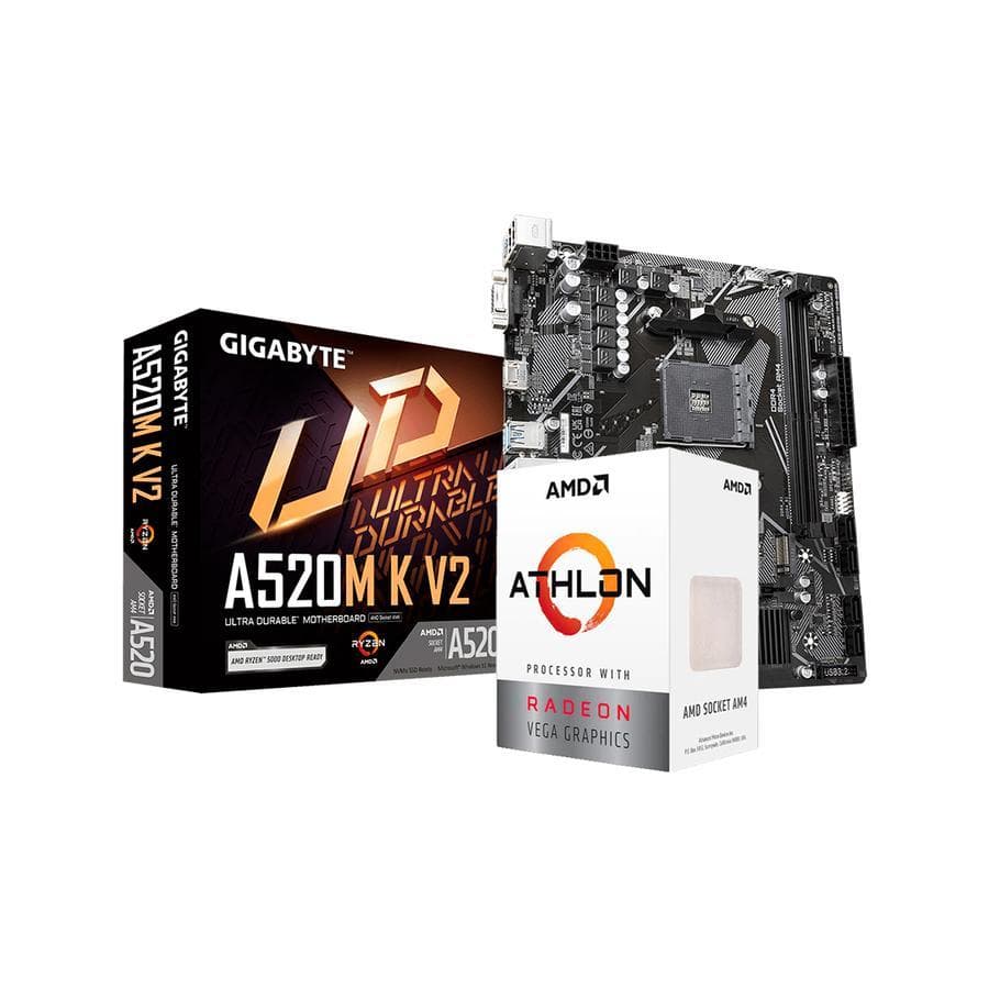 Combo Ecovision Amd Athlon 3000G + 8Gb + 240Gb