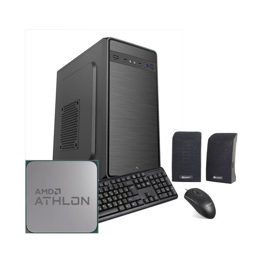 Pc Ecovision Amd Athlon 3000G + 8 Gb + 240Gb