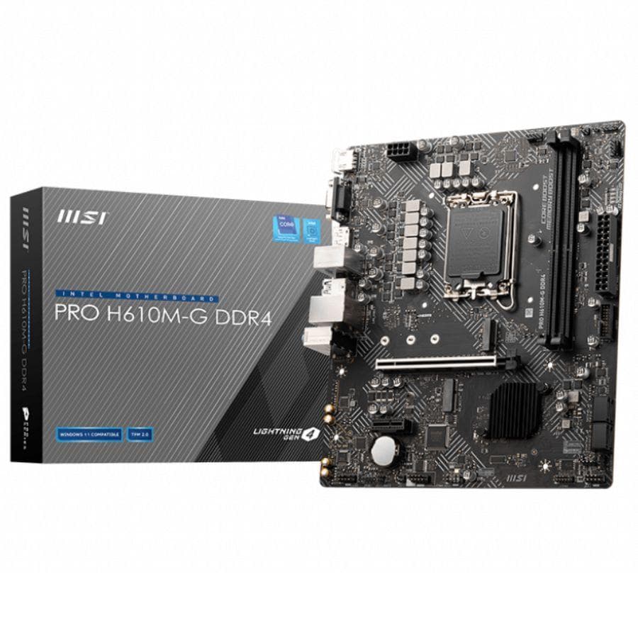 Motherboard MSI PRO H610M-G LGA1700 DDR4