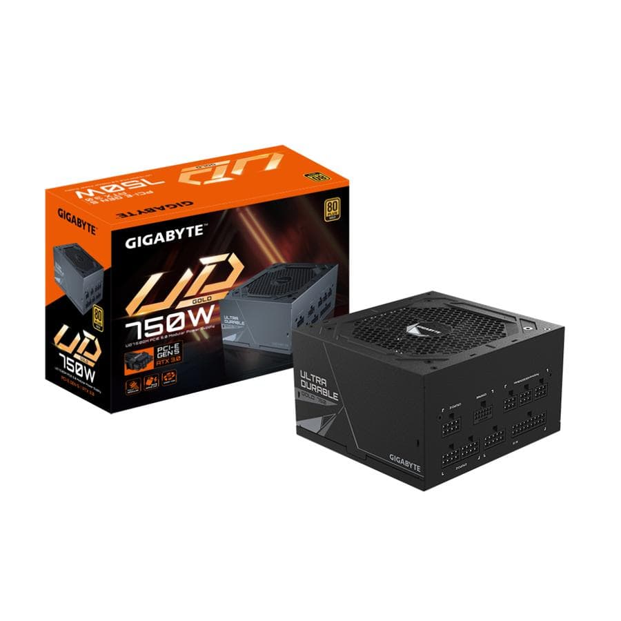 Fuente De Poder Gigabyte 750W Ud 80 Plus Gold Modular Pg5