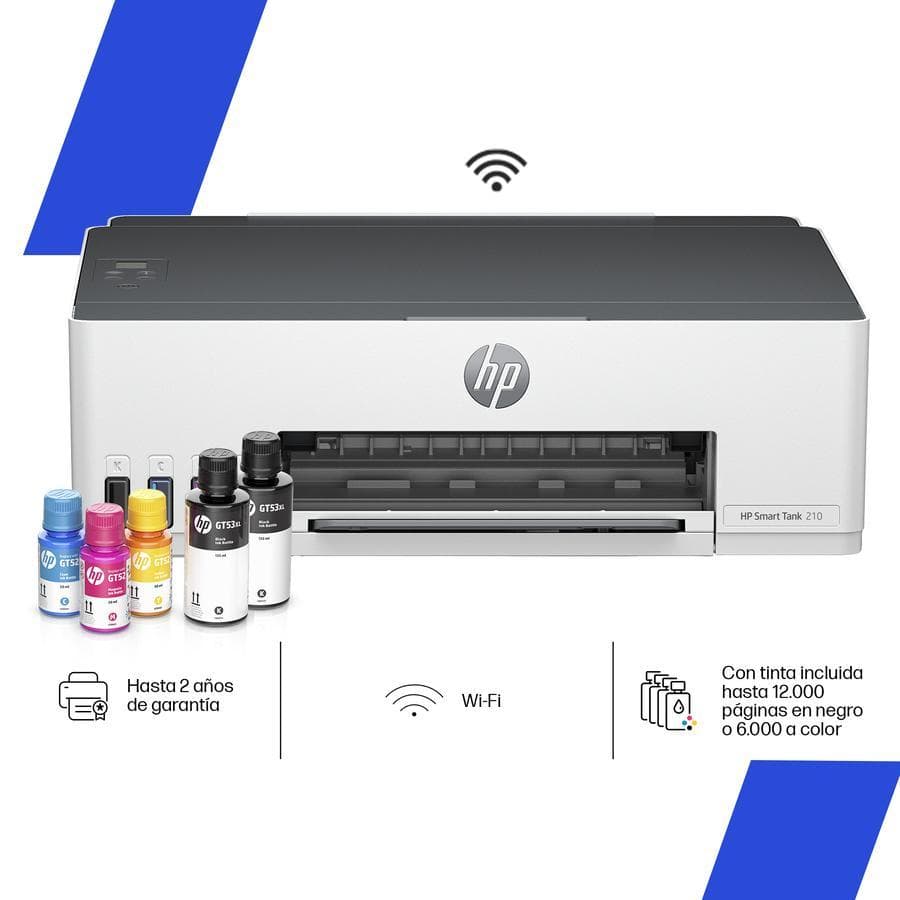 Impresora HP Smart Tank 210 (3D4L3A) Wifi/Usb