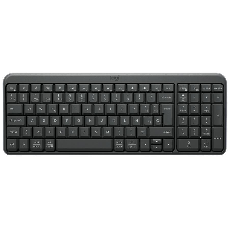 Teclado Logitech Bluetooth K250 Pebble Graphite