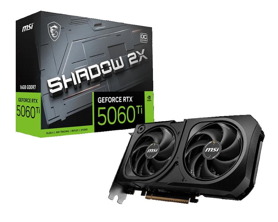 Placa De Video Msi Geforce Rtx 5060 Ti 16G Shadow
