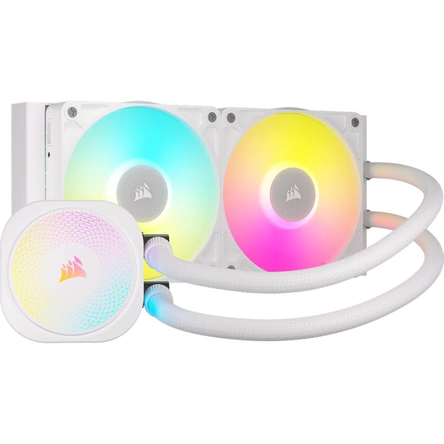 Water Cooler Corsair Icue Link Titan 240 Rx Rgb Aio 240Mm White