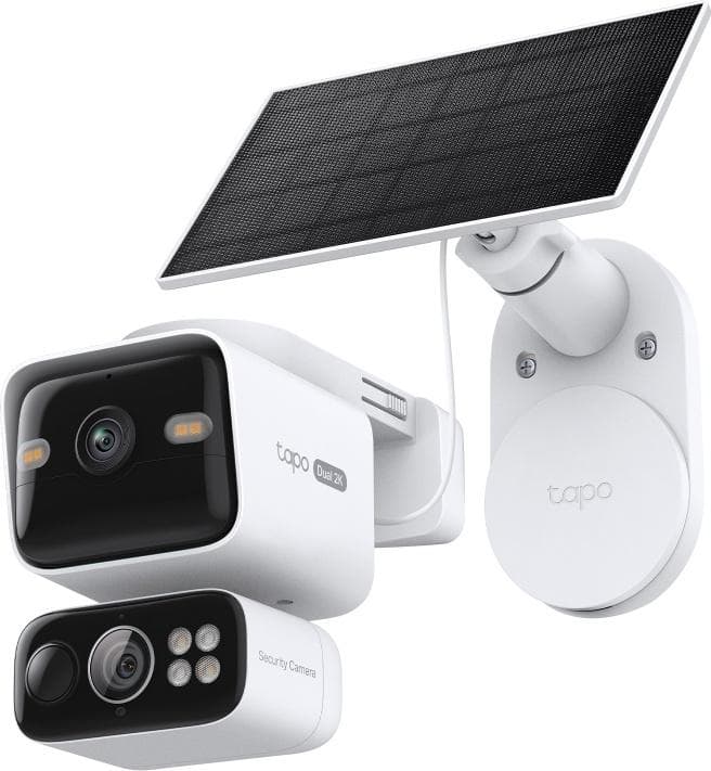 Cámara De Seguridad TP-Link Tapo C645D Kit Solar Dual 2K