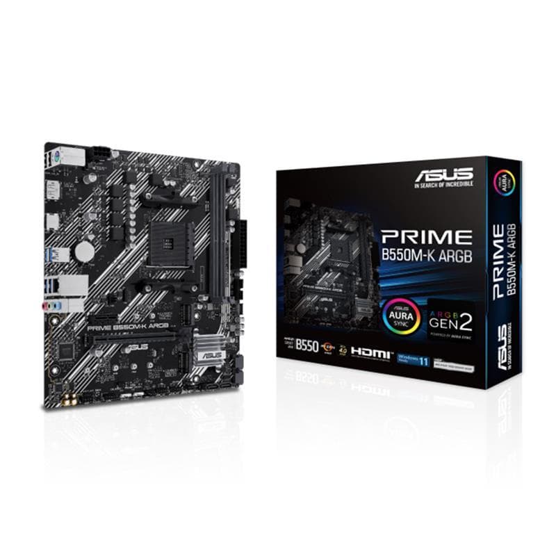 Mother Asus Prime B550M-K ARGB Socket AM4