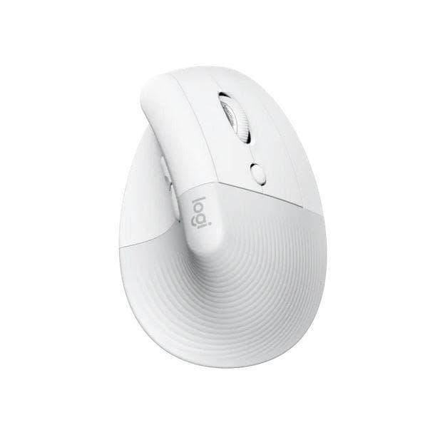 Mouse Logitech Vertical Wireless Lift Blanco - Outlet
