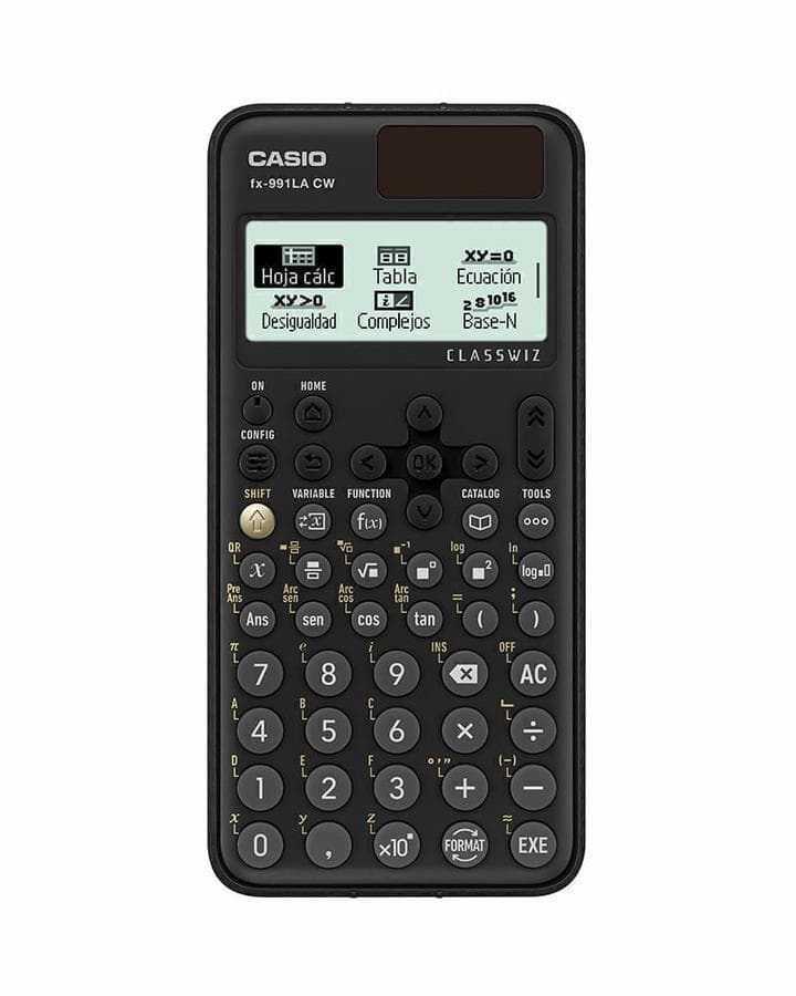 Calculadora Cientifica Casio (FX-991LACW) 550 Funciones Black - Outlet
