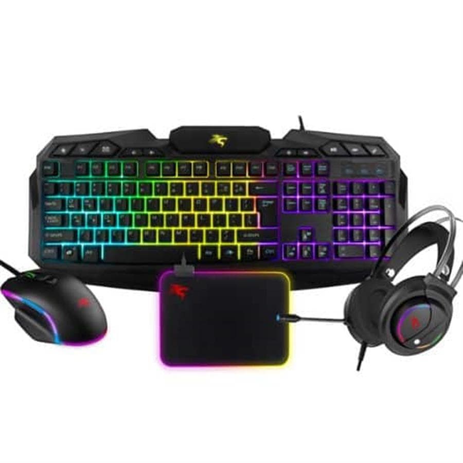 Combo Sentey GS-5850 ( Auricular GS-5853+Teclado GS-5851+Mouse GS-5852+Mousepad GS-5854) - Outlet