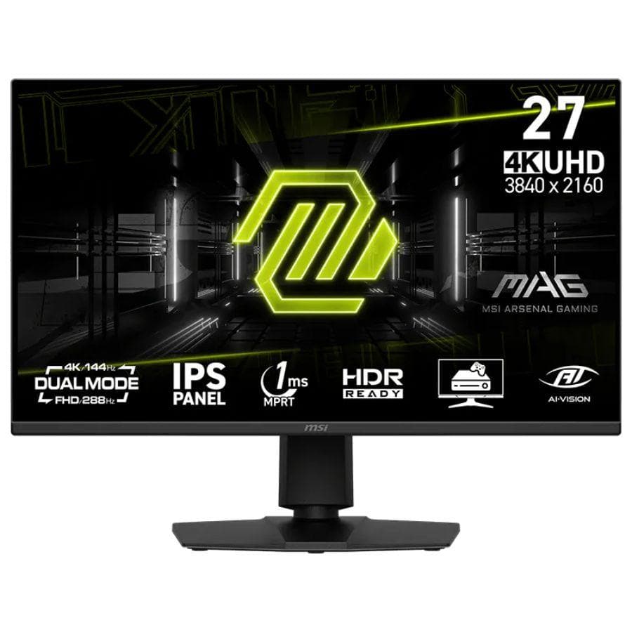 Monitor Gamer Msi 27" Mag 275UPD Uhd Ips 144Hz 1Ms Flat 2Xhdmi + 1Xdp Pivoteable