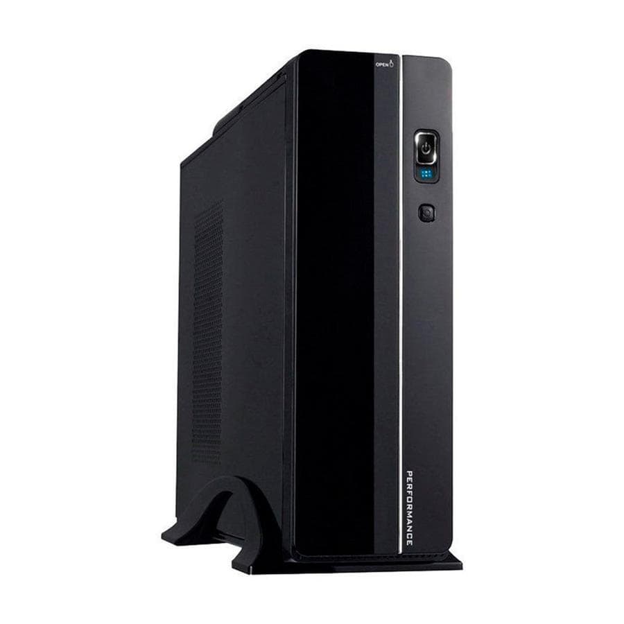 Gabinete Slim Performance NSV2 Fuente 600W + Teclado + Mouse
