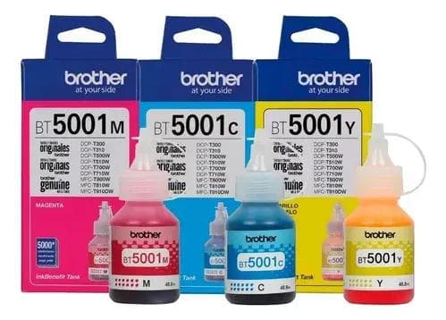 Combo brother x 3 colores cian/magenta/amarillo dcpt220/t420w/t720w